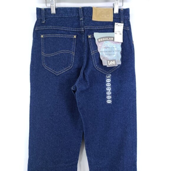 Lee Regular Fit Jeans Men's Size 30x37 Straight Fit - Picture 4 of 9